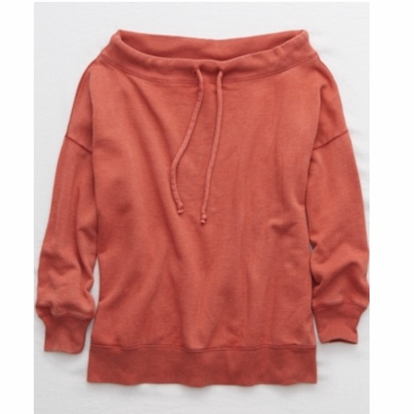 Aerie Off The Shoulder Sweatshirt 